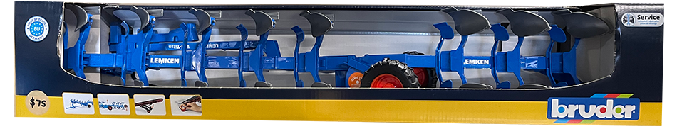 Bruder Lemken Simi-Mounted Reversible Vari-Titan Plough
