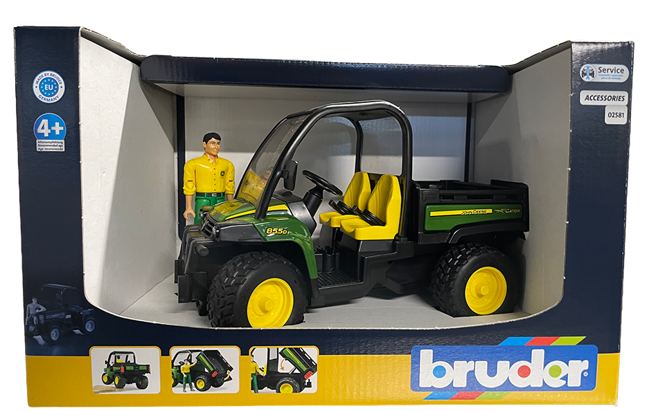 Bruder John Deere Gator XUV 855D with Driver