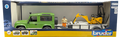 Bruder Land Rover Defender with Trailer, JCB Excavator and Man