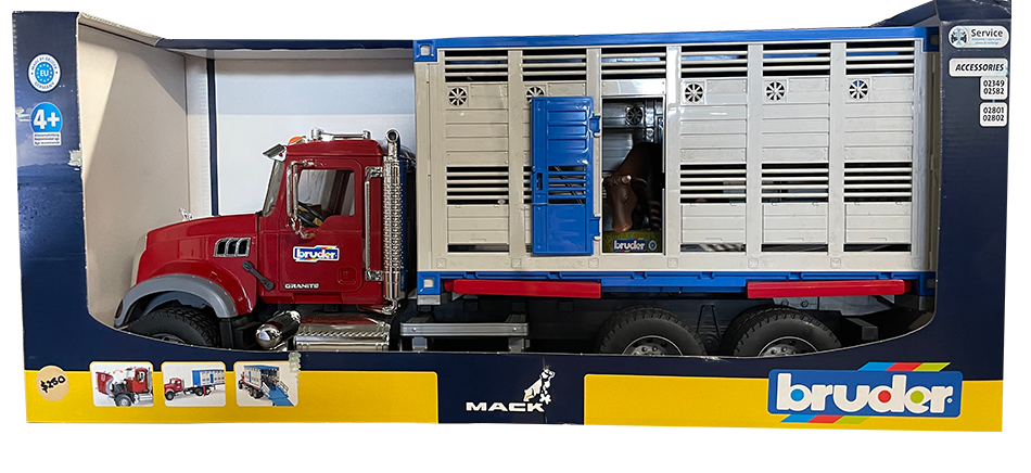 Bruder Mack Granite Cattle Transport Truck