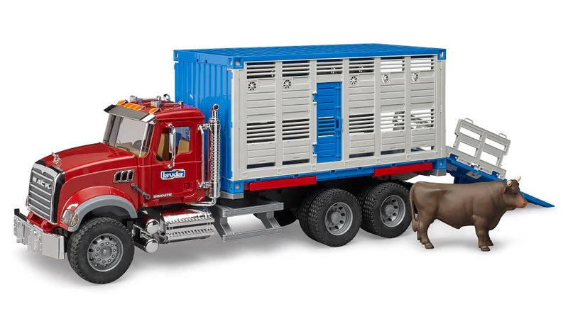 Bruder Mack Granite Cattle Transport Truck