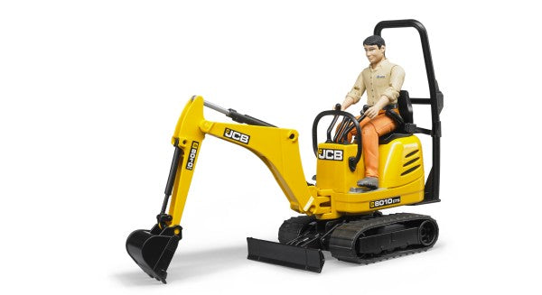 Bruder JCB Micro Excavator 8010 CTS and Worker