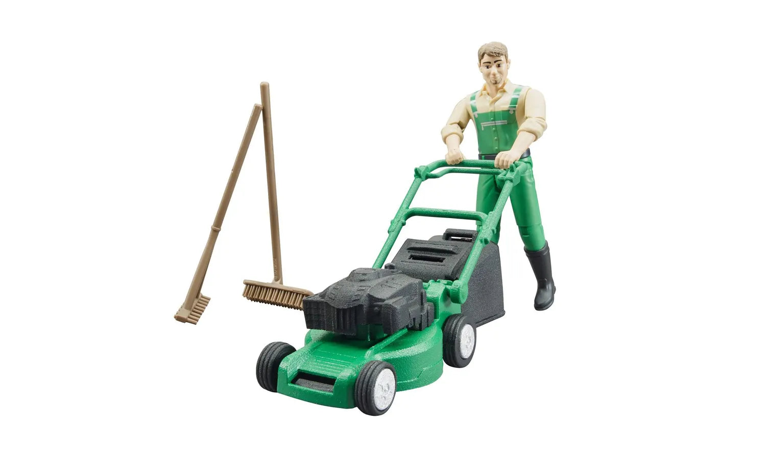 Bruder Farmer with Lawn Mower