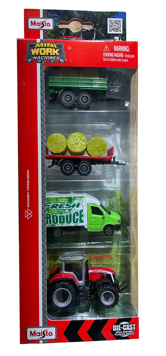 Maisto Mini Working Machines - 4 Pack