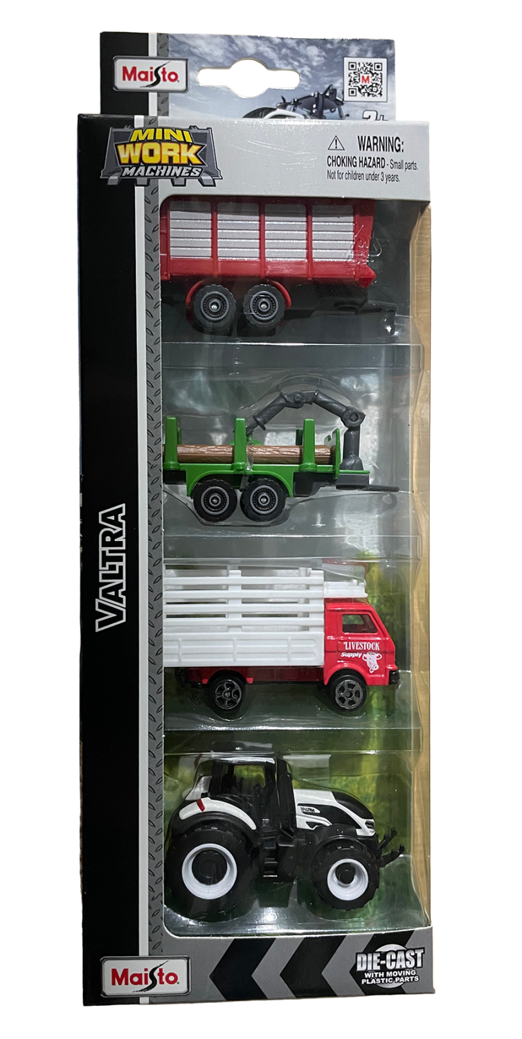 Maisto Mini Working Machines - 4 Pack