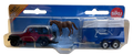 SIKU 1651 Jeep Wrangler with Float & Horse