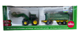 SIKU 1843 John Deere with Front Loader and Trailer