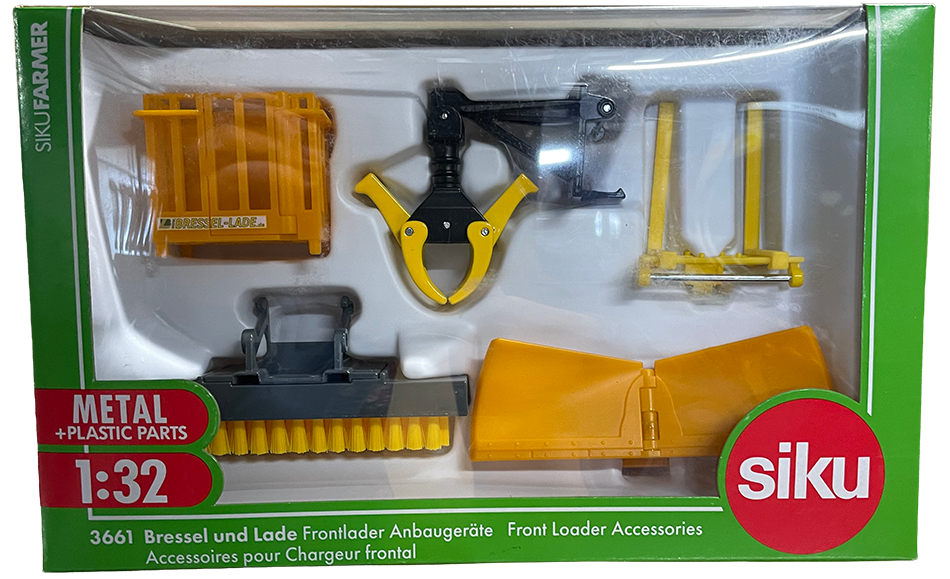 SIKU 3661 Front Loader Accessories Set – Orange