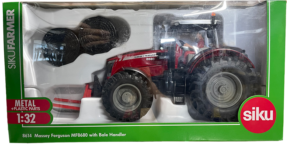 SIKU 8614 Massey Ferguson 8680 with Accessories