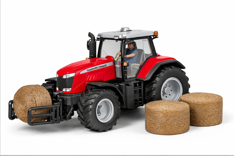 SIKU 8614 Massey Ferguson 8680 with Accessories
