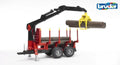 Bruder Forestry Trailer w/Loading Crane
