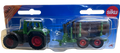 SIKU 1645 Fendt Favorit 926 with Forestry Trailer